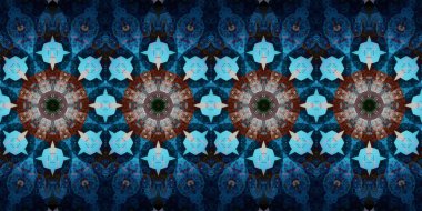 Kusursuz panorama desenli soyutlama. Doku panoramik.