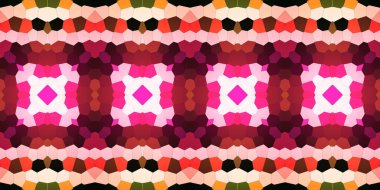 Kusursuz panorama desenli soyutlama. Doku panoramik.