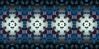 Kusursuz panorama desenli soyutlama. Doku panoramik.