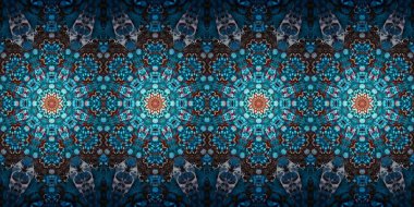 Kusursuz panorama desenli soyutlama. Doku panoramik.