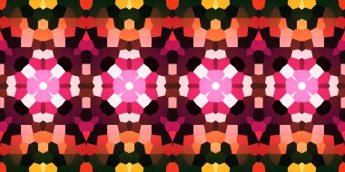 Kusursuz panorama desenli soyutlama. Doku panoramik.