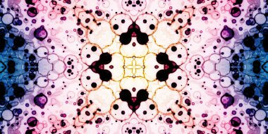 Kusursuz soyut mozaik desen. Panoramik doku. Tekrarlanan desen