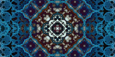 Kusursuz soyut mozaik desen. Panoramik doku. Tekrarlanan desen