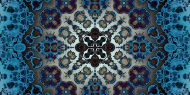 Kusursuz soyut mozaik desen. Panoramik doku. Tekrarlanan desen