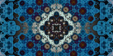 Kusursuz soyut mozaik desen. Panoramik doku. Tekrarlanan desen