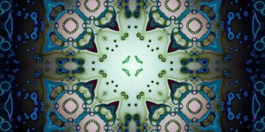 Kusursuz soyut mozaik desen. Panoramik doku. Tekrarlanan desen