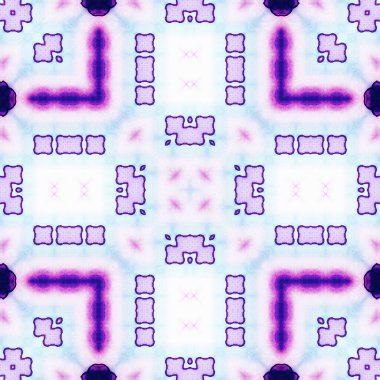 Kusursuz soyut desen ve doku. Suluboya ve baloncukların simetrik deseni