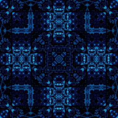 Kusursuz soyut desen ve doku. Suluboya ve baloncukların simetrik deseni