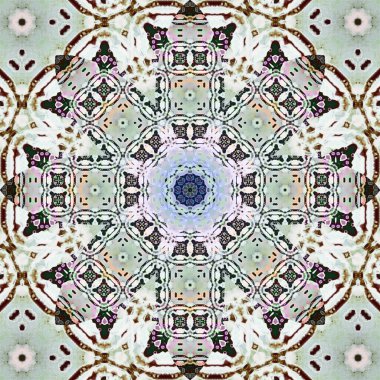 Kusursuz kare desenli. Sanat eseri. Kaleydoskop