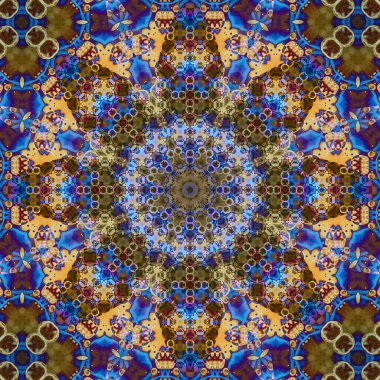 Kusursuz kare desenli. Sanat eseri. Kaleydoskop