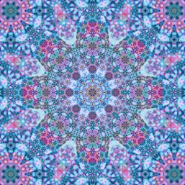 Kusursuz kare desenli. Sanat eseri. Kaleydoskop