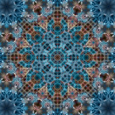 Kusursuz kare desenli. Sanat eseri. Kaleydoskop