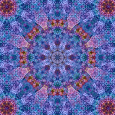 Kusursuz kare desenli. Sanat eseri. Kaleydoskop