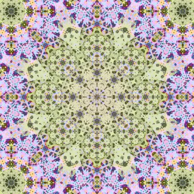 Kusursuz kare desenli. Sanat eseri. Kaleydoskop