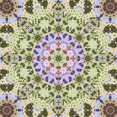 Kusursuz kare desenli. Sanat eseri. Kaleydoskop