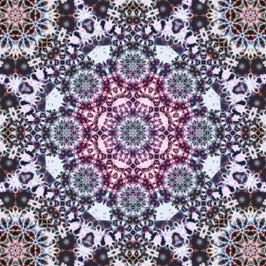 Kusursuz kare desenli. Sanat eseri. Kaleydoskop