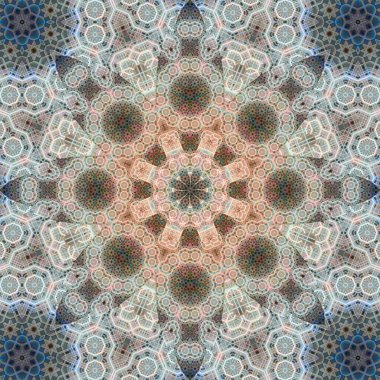 Kusursuz kare desenli. Sanat eseri. Kaleydoskop