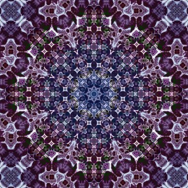 Kusursuz kare desenli. Sanat eseri. Kaleydoskop