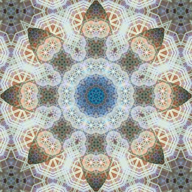 Kusursuz kare desenli. Sanat eseri. Kaleydoskop