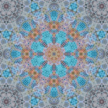 Kusursuz kare desenli. Sanat eseri. Kaleydoskop