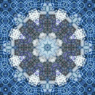 Kusursuz kare desenli. Sanat eseri. Kaleydoskop