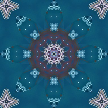 Kusursuz kare desenli. Sanat eseri. Kaleydoskop