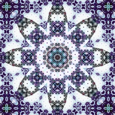 Kusursuz kare desenli. Sanat eseri. Kaleydoskop