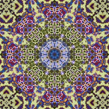 Kusursuz kare desenli. Sanat eseri. Kaleydoskop