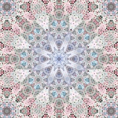 Kusursuz kare desenli. Sanat eseri. Kaleydoskop