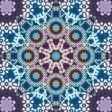 Kusursuz kare desenli. Sanat eseri. Kaleydoskop