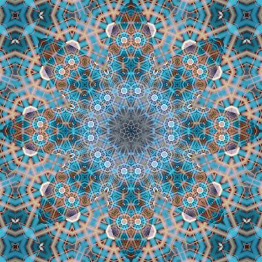 Kusursuz kare desenli. Sanat eseri. Kaleydoskop