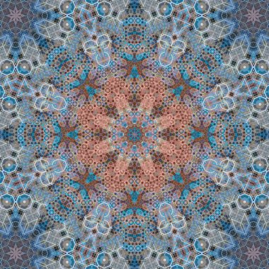 Kusursuz kare desenli. Sanat eseri. Kaleydoskop