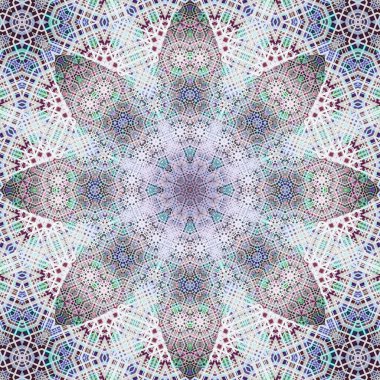 Kusursuz kare desenli. Sanat eseri. Kaleydoskop