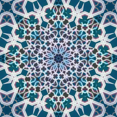 Kusursuz kare desenli. Sanat eseri. Kaleydoskop