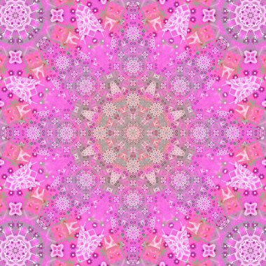 Kusursuz kare desenli. Sanat eseri. Kaleydoskop