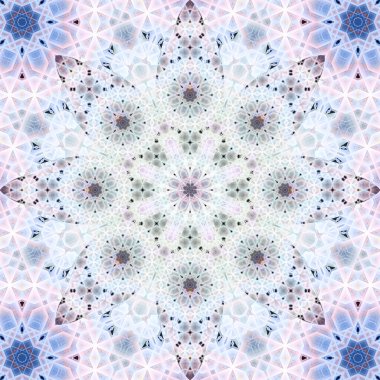 Kusursuz kare desenli. Sanat eseri. Kaleydoskop