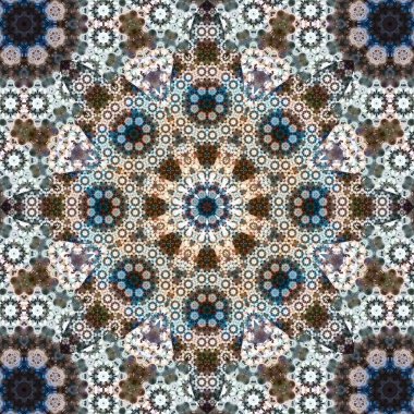 Kusursuz kare desenli. Sanat eseri. Kaleydoskop