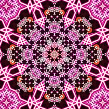 Kusursuz kare desenli. Sanat eseri. Kaleydoskop