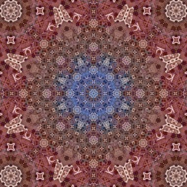 Kusursuz kare desenli. Sanat eseri. Kaleydoskop