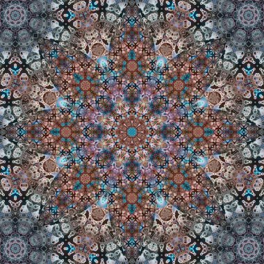 Kusursuz kare desenli. Sanat eseri. Kaleydoskop