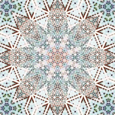 Kusursuz kare desenli. Sanat eseri. Kaleydoskop
