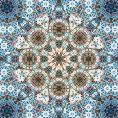 Kusursuz kare desenli. Sanat eseri. Kaleydoskop