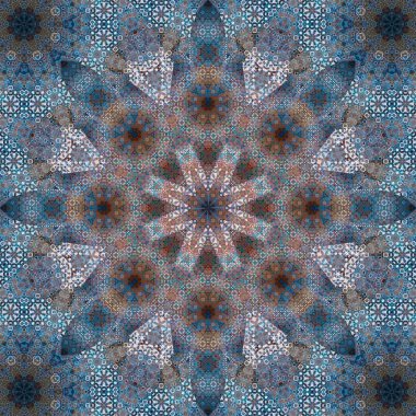 Kusursuz kare desenli. Sanat eseri. Kaleydoskop