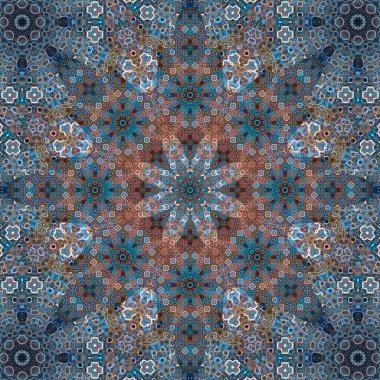 Kusursuz kare desenli. Sanat eseri. Kaleydoskop