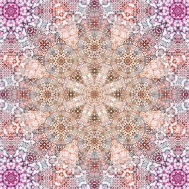 Kusursuz kare desenli. Sanat eseri. Kaleydoskop