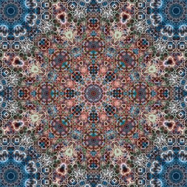 Kusursuz kare desenli. Sanat eseri. Kaleydoskop