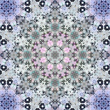 Kusursuz kare desenli. Sanat eseri. Kaleydoskop