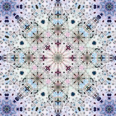 Kusursuz kare desenli. Sanat eseri. Kaleydoskop
