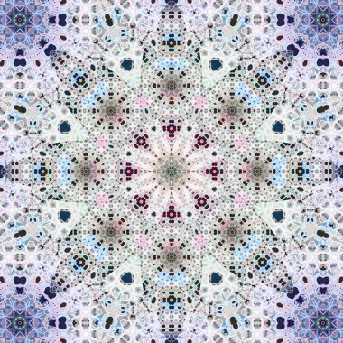 Kusursuz kare desenli. Sanat eseri. Kaleydoskop