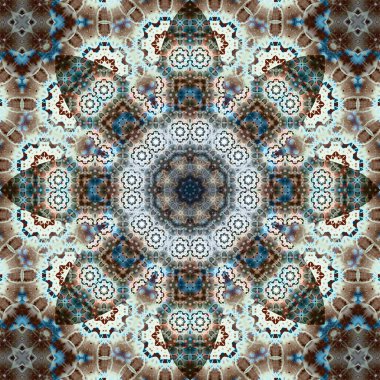 Kusursuz kare desenli. Sanat eseri. Kaleydoskop